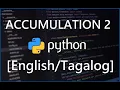 Python Programming for Beginners - 19 For Loop Accumulation 2