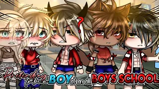 👩 Girl pretending to be a Boy in an All Boys School 👦🏫// Gacha Clubs Mini Movie GCMM