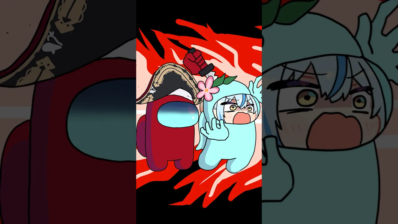 ホロメンから批判殺到するマリン船長#amongus #shorts