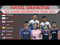 2025 SEA Games Badminton Team Draw Results │ Myanmar vs Indonesia
