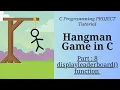 Hangman Game in C Display Leaderboard function C Language project Tutorial
