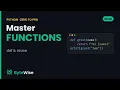 Python Functions for Beginners def Explained Zero to Pro