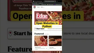 Open Websites in Python
