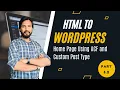 Converting HTML Template to WordPress Part-2