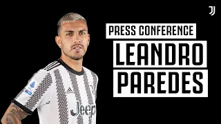 leandro paredes live press conference juventus