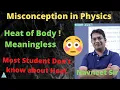 misconceptions about temperature temperature vs heat misconception about heat