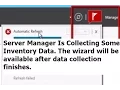 Fix Automatic Refresh Failed issue in Server Manager in Windows Server 2012