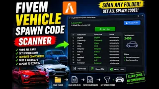 I Built a FiveM Vehicle Spawn Code Scanner PY Script using ai That Finds Every Car in a Folder