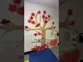 Our classroom tree is a great way to teach the seasons Students are involved every time we change