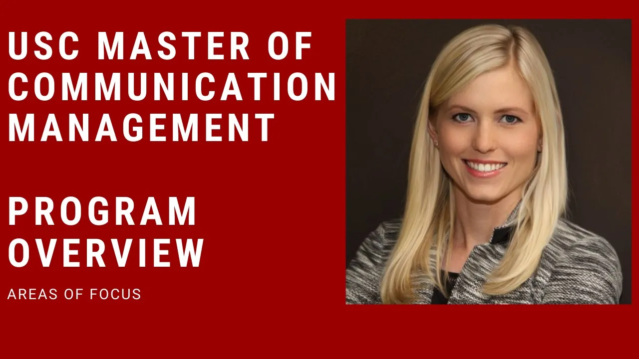 Master of Communication Management Areas of Focus | USC MCM Online