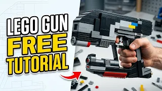 working lego toy gun model star lord s blaster replica full installation 