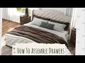 How to assemble drawers for Wayfair platform bed