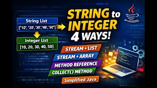 String List to Integer List Conversion Using Java Streams