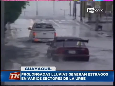 Prolongadas lluvias generan estragos en varios sectores de la urbe