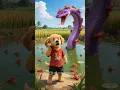 Download Lagu The poor puppy rescue cobra from frog #puppy #rescue #cobra #frog #animals #funny