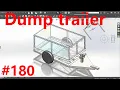 Solidworks Exercise 180 to build a dump trailer with a car winch