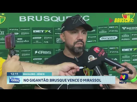 BG Esporte: Brusque Inicia Série B com Triunfo sobre o Mirassol