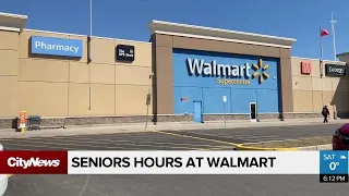 Senior hours at Walmart