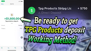 TPG Products SBTPG LLC - be ready to get a deposit from this company Is it Turbotax or new method