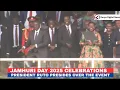 ANGUKA NAYO! President Ruto goes down as 'Anguka Nayo' song is performed during Jamhuri Day 2025