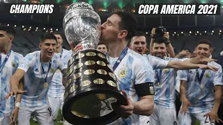 argentina road to copa america victory 2021