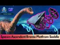 Ascendant and primitive Bronto Platform Saddle Spawn Command Ark Survival Ascended