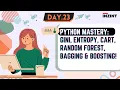 Hands-On Machine Learning with Python DAY - 23 Gini Entropy CART Random Forest