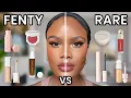 FENTY BEAUTY VS RARE BEAUTY Real Results Makeup Challenge