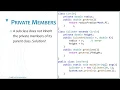 Protected and Private Members - Java Inheritance