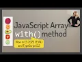 JavaScript Array with Method new in ES 2023