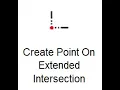 Create Point On Extended Intersection