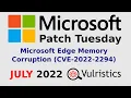 Microsoft Edge Memory Corruption CVE-2022-2294
