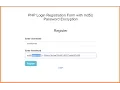 PHP Login Registration Form with md5 Password Encryption