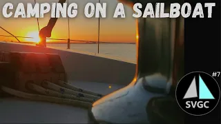 SVGC 7 – Camping on a Sailboat – Honeymoon Island – Dunedin – Anchoring Overnight – Dinghy Trip