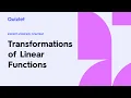 Understanding Transformations of Linear Functions - SAT Math 3 4
