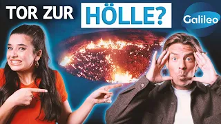 Tor zur Hölle und Zombie-Feuer? Wir besuchen den Ort, der seit Jahrzehnten brennt