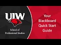 Blackboard Quick Start Guide