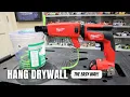 Hang Drywall the Easy Way Milwaukee Drywall Screw Gun and Collated Attachment
