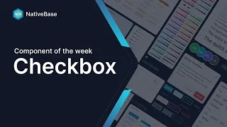 Checkbox Component of the Week