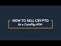 CoinFlip How to sell at a crypto ATM