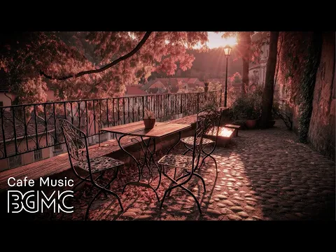 Autumn Cafe Terrace 🍂 Relaxing Slow Bossa Nova Music for Studying, Working, and Chilling