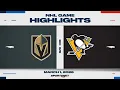 NHL Highlights Golden Knights vs Penguins - March 1 2028