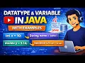 Java Datatypes Variables with Examples Core Java Basics
