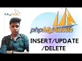 How to Insert data in database by phpMyadmin in MySQL MySQL Tutorial for beginners in Hindi - 34