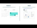 Customized React Date Library
