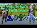 You Can Enchant Bolts While AFK Fishing Mining And Woodcutting For Some Amazing XP