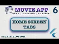 Complete Flutter App Course Flutter Tutorial for Beginners HomeScreen Tabs 6
