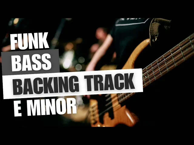 Download MP3 funk bassless backing track in E minor 116 bpm