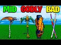 Ranking Every Weapon Worst to Best in Blox fruits