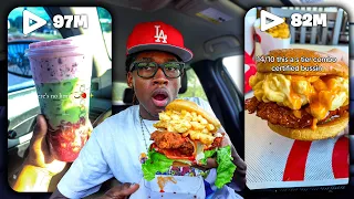 I Tried Tiktok's MOST TRENDING Fast Food Orders!